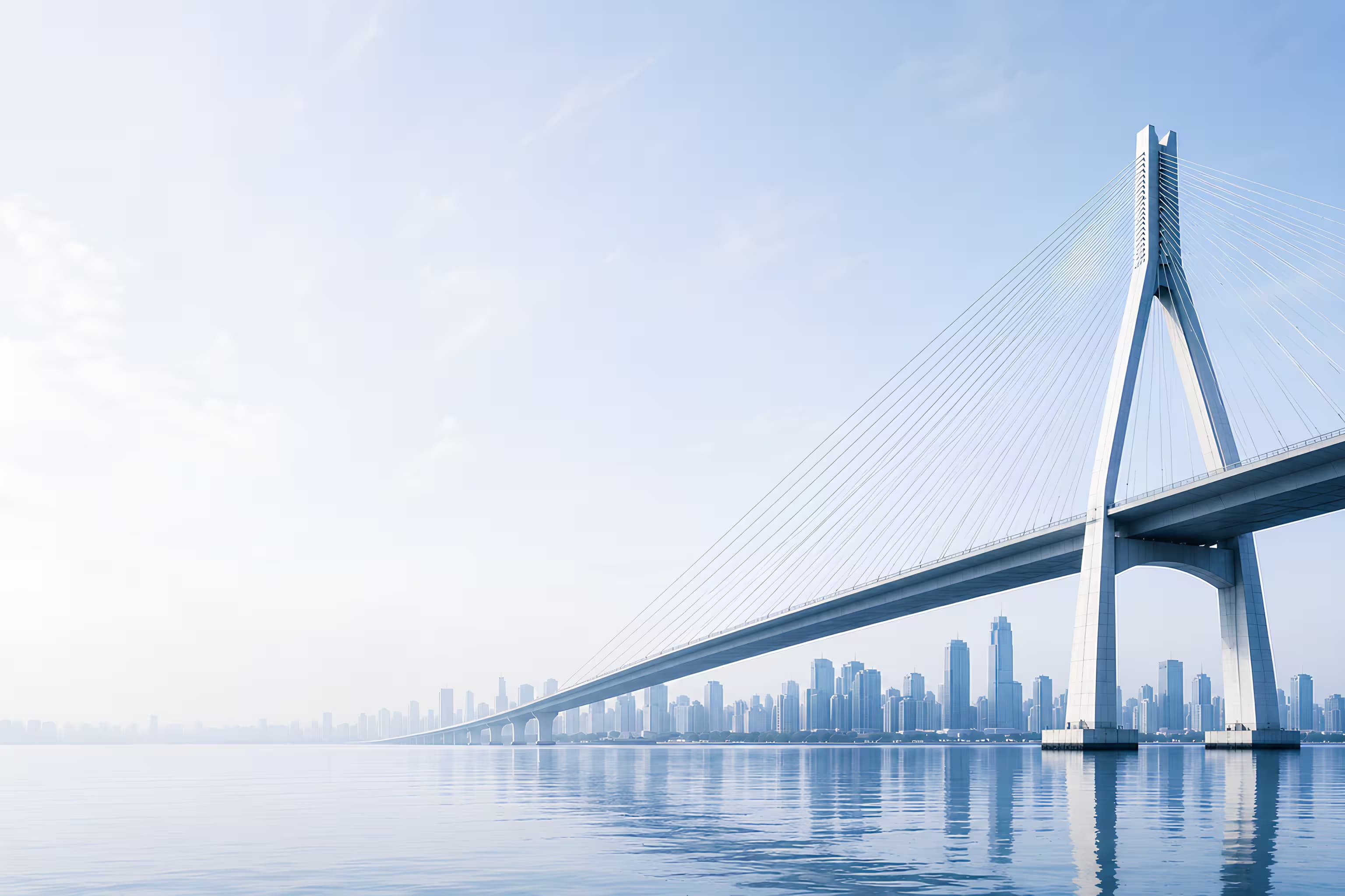 Modern infrastructure connecting capital to opportunity
